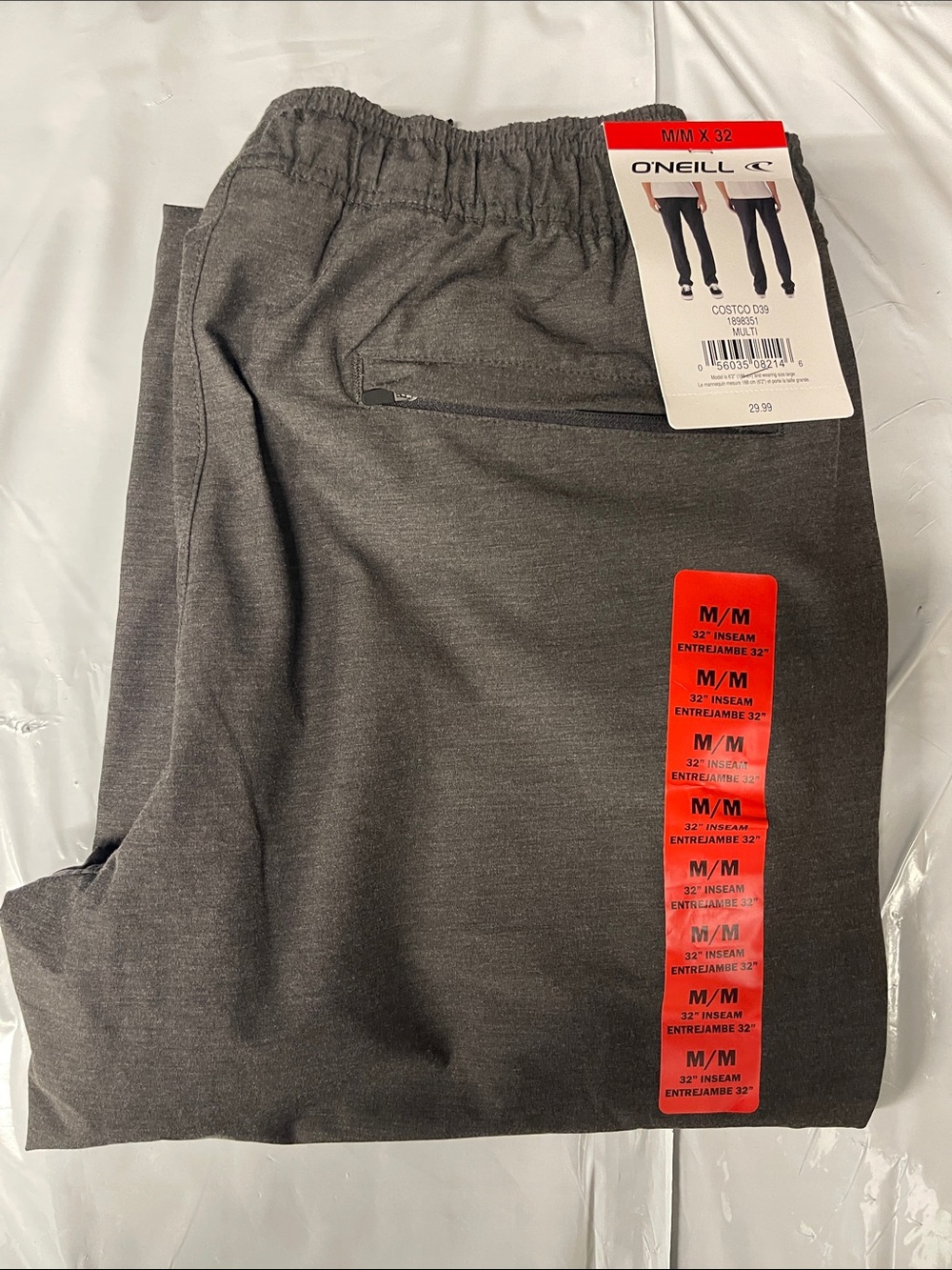 O'Neill Men's Charcoal Gray Jogger Pants